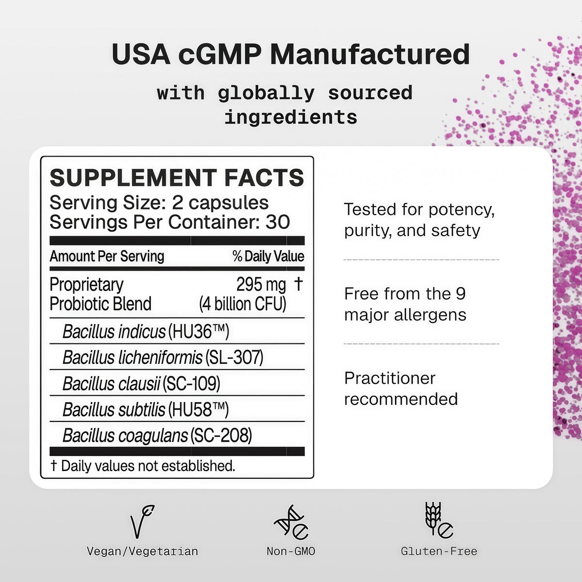 Microbiome Labs MegaSporeBiotic Probiotics for Women & Men - Spore-Based Probiotic for Gut Health & Digestive Support - Shelf-Stable, Travel-Friendly, Mens & Womens Probiotics (60 Capsules)